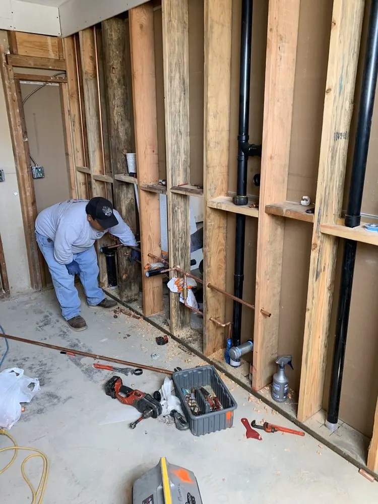 Commercial rough-in plumbing for Gas Line Repair in Sixmile Run
